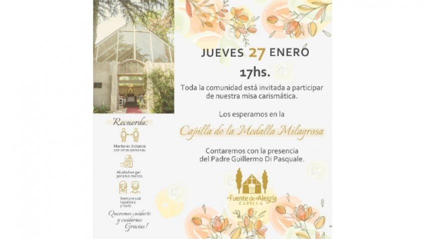 Misa en la Capilla de la Medalla Milagrosa